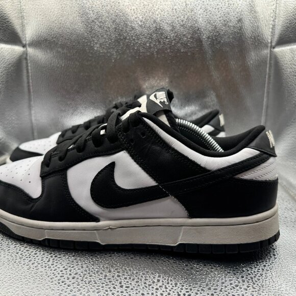 Size 11 Nike Dunk Low Retro Mens White Black Panda Athletic Sneaker DD1391-100 - Picture 7 of 11